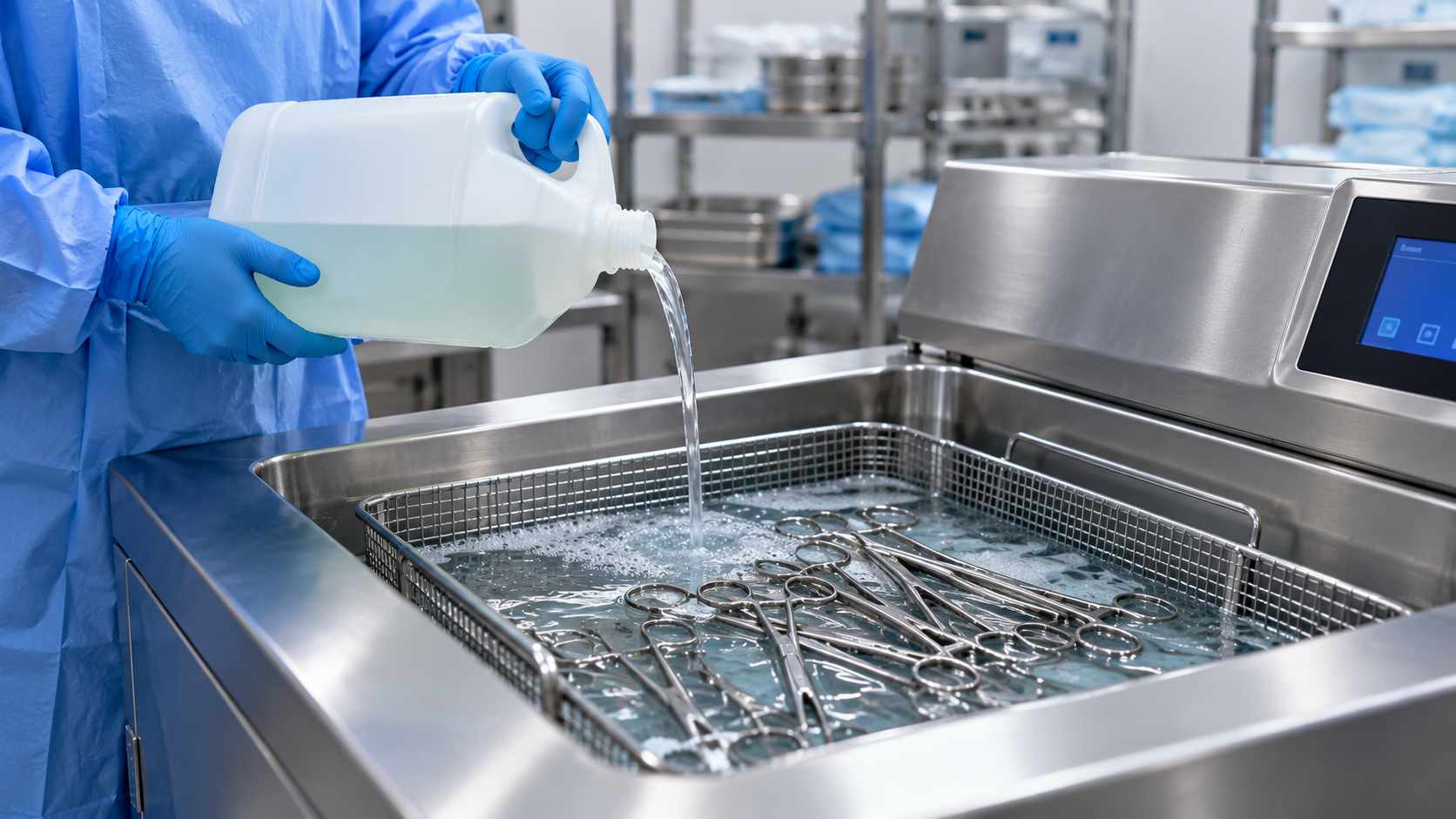Featured image for “Detergente Enzimático e Lavadora Ultrassônica: como otimizar a limpeza no CME”